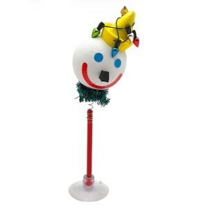 2007 Jack In The Box Christmas Light Car Antenna Topper Dashboard Buddy 5"⁠